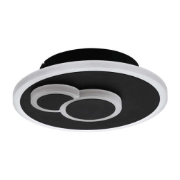 Φωτιστικό Οροφής-Πλαφονιέρα Cadegal 30659 20x5cm Led 7,8W Black-White Eglo