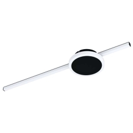 Φωτιστικό Οροφής-Πλαφονιέρα Sarginto 99608 59x14x4,5cm Led 6,3W Black-White Eglo
