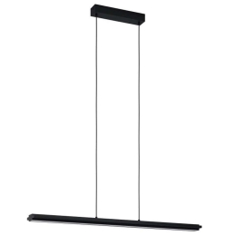 Φωτιστικό Οροφής-Ράγα Cambulos 99599 93,5x10,5x110cm 2xLed 17W Black Eglo