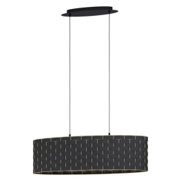 Φωτιστικό Οροφής-Ράγα Marasales 99613 78x22x110cm 2xE27 40W Black-Gold Eglo