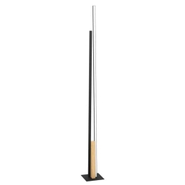 Φωτιστικό Δαπέδου Panagria 900493 8,5x7,5x146cm 1xLed 12,8W Black-Natural Eglo
