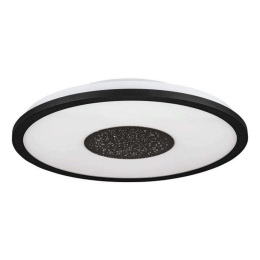 Φωτιστικό Οροφής-Πλαφονιέρα Marmorata 900558 45x7cm Led 18W Black-White Eglo