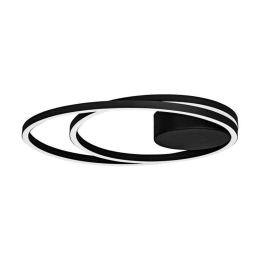 Φωτιστικό Οροφής-Πλαφονιέρα Ruotale 900471 45x5,5cm Led 36W Black Eglo