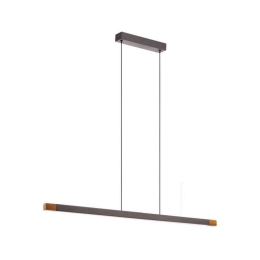 Φωτιστικό Οροφής-Ράγα Lisciana 900174 87,5x3,5x110cm Led 18W Grey-Natural Eglo