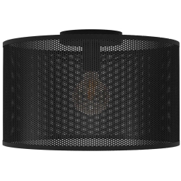 Φωτιστικό Οροφής - Πλαφονιέρα Manby 43794 Φ45x28cm 1xΕ27 40W Black Eglo Ατσάλι