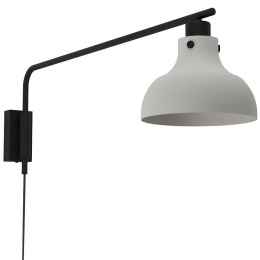 Φωτιστικό Τοίχου - Απλίκα Matlock 43843 20x25cm 1xΕ27 40W Grey-Black Eglo Ατσάλι