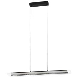 Φωτιστικό Οροφής - Ράγα Buacita 39901 90x16x150cm Dim Led 14W 3000K Black Eglo Ατσάλι,Πλαστικό