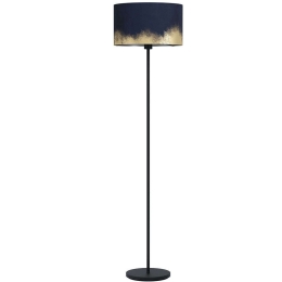 Φωτιστικό Δαπέδου Casuarita 39976 Φ38x151cm 1xE27 40W Blue-Gold Eglo Χαρτί,Μέταλλο