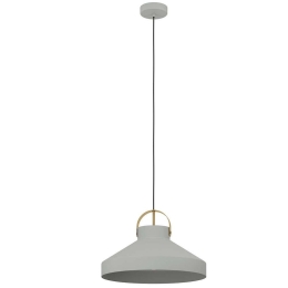 Φωτιστικό Οροφής Estepona 390226 Φ42x150cm 1xE27 40W Grey-Brass Eglo Ατσάλι