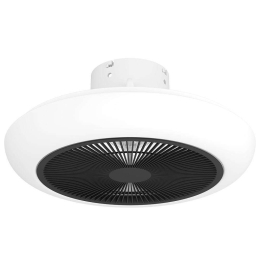 Ανεμιστήρας Οροφής Με Φως Sayulita 35094 Φ45,5x19cm Led White-Black Eglo Διάμετρος 45,5cm