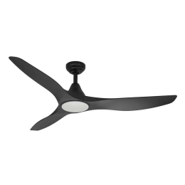 Ανεμιστήρας Οροφής Με Φως Portsea 35114 Φ132x29,5cm Led IP20 Black Eglo Διάμετρος 132cm