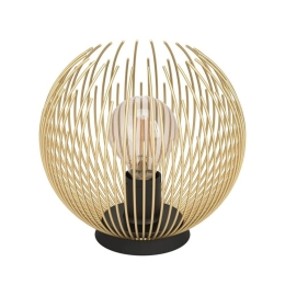 Φωτιστικό Επιτραπέζιο Venezuela 900168 23,5x22,5cm 1xE27 Black-Gold Eglo