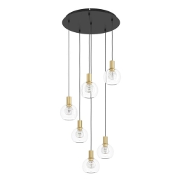 Φωτιστικό Οροφής Terque 390279 54x150cm Led Clear-Gold Eglo