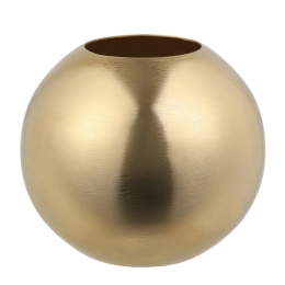Βάζο Abucay 421049 Φ18x16,5cm Gold Eglo Αλουμίνιο