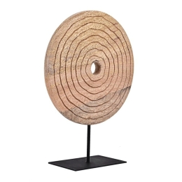 Διακοσμητικό Αντικείμενο Hokuta 427056 26x10x35,5cm Natural-Black Eglo Ατσάλι,Ξύλο