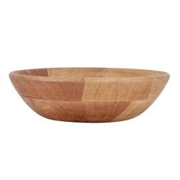 Διακοσμητικό Μπωλ Forleyet 427068 Φ24,5x7cm Natural Eglo Ξύλο
