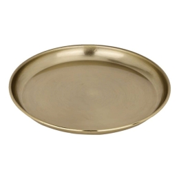 Διακοσμητικός Δίσκος Forleyet 427026 Φ20,5x2cm Gold Eglo Αλουμίνιο