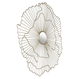 Καθρέπτης Esashi 425032 61,5x65cm Gold Eglo