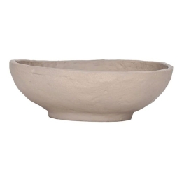 Διακοσμητικό Μπωλ Forleyet 427053 17,5x6cm Beige Eglo Αλουμίνιο