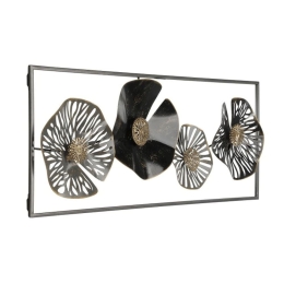 Διακοσμητικό Τοίχου Numazu 426009 75x28cm Black-Gold Eglo Ατσάλι