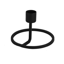 Κηροπήγιο Jelicoe Design 422034 10x7cm Black Eglo Ατσάλι