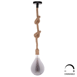 ΛΑΜΠΤΗΡΑΣ LED FILAMENT 8W E27 3000K SMOKE COLOR DIMMABLE  HM4052.03