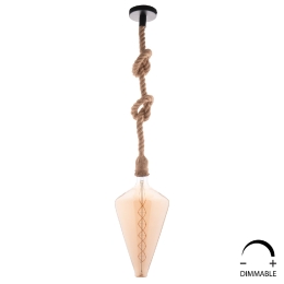 ΛΑΜΠΤΗΡΑΣ LED FILAMENT 8W E27 3000K GOLD COLOR DIMMABLE HM4054.02