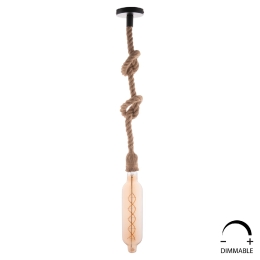 ΛΑΜΠΤΗΡΑΣ JHD-NW7775 LED FILAMENT 8W E27 3000K GOLD COLOR DIMMABLE HM4055.02