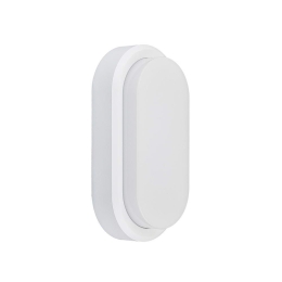 Φωτιστικό Τοίχου Οβάλ Led White VK/02071/W/W VKLed