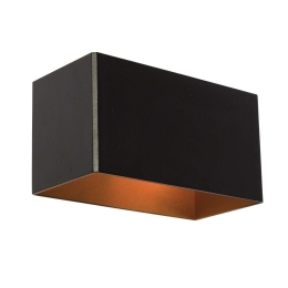 Φωτιστικό Τοίχου - Απλίκα Black-Gold VK/03127WA/BGD VKLed Αλουμίνιο