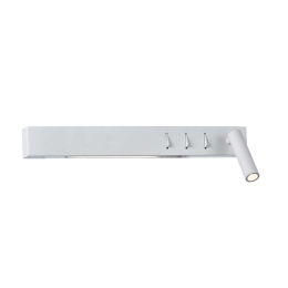 Φωτιστικό Τοίχου-Απλίκα Led White 40cm VK/04231/W/W/40/R VKLed Αλουμίνιο