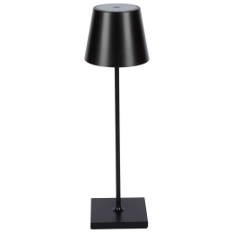 Φωτιστικό Επιτραπέζιο Επαναφορτιζόμενο Black VK/03141/B/W VKLed