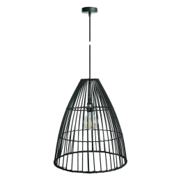Φωτιστικό Οροφής Φ45x50 Black VK/03126PE/45 VKLed Bamboo