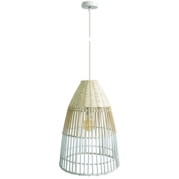 Φωτιστικό Οροφής Φ35x50 White VK/03125PE/35 VKLed Bamboo