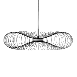 Φωτιστικό Οροφής Led D610x40mm Black VK/04254PE/B/WW VKLed Μέταλλο