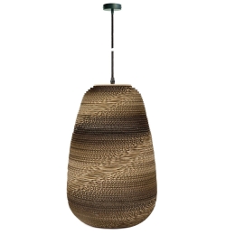 Φωτιστικό Οροφής Φ30 Brown VK/03080/30/BR VKLed Χαρτί