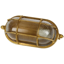 Φωτιστικό Τοίχου Με Πλέγμα 230x110mm Brass VK/01049/NB VKLed