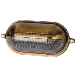 Φωτιστικό Τοίχου Με Σκιάδα 228x100mm Bronze VK/01050/ABS VKLed