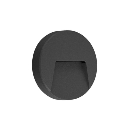 Φωτιστικό Τοίχου-Απλίκα Led Anthracite d135x32mm VK/02144/AN/W VKLed
