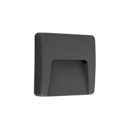 Φωτιστικό Τοίχου-Απλίκα Led Anthracite 120x120x21mm VK/02145/AN/W VKLed