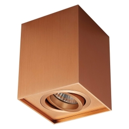 Φωτιστικό Οροφής - Σποτ Copper 96,5x96,5x125mm VK/03081CE/COP VKLed Αλουμίνιο