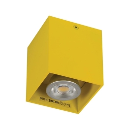 Φωτιστικό Οροφής - Σποτ Yellow82x82x95 VK/03001/Y VKLed Αλουμίνιο