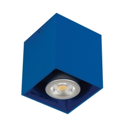 Φωτιστικό Οροφής - Σποτ Blue Dark 82x82x95 VK/03001/DB VKLed Αλουμίνιο