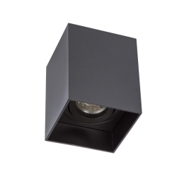 Φωτιστικό Οροφής - Σποτ Black 90x90x115mm VK/03055/B VKLed Αλουμίνιο