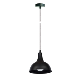 Φωτιστικό Οροφής Φ20x17.5cm Black  VK/04045/B VKLed Μέταλλο