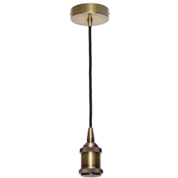 Φωτιστικό Οροφής VK/03049/ABS 4,8x8cm 1xΕ27 60W Gold VKLed