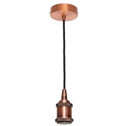 Φωτιστικό Οροφής VK/03049/ACOP 4,8x8cm 1xΕ27 60W Copper VKLed