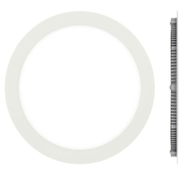 Panel Led Χωνευτό VK/04017/W/D Φ24x1,5cm Led 1920Lm 24W 6000K White VKLed Στρόγγυλο