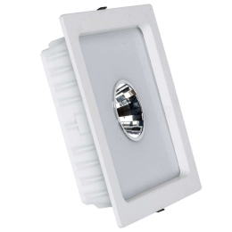 Φωτιστικό Οροφής Χωνευτό VK/04013/W/C 22,2x22,2cm Led 1940Lm 30W 4000K IP44 White VKLed
