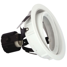 Σποτ Χωνευτό VK/03017/W Φ16x15cm 1xE27 50W White VKLed Στρόγγυλο